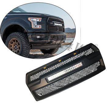 Raptor Style Auto Front Grill Mesh with 120w LED Bar For Ford F150 2015-2017