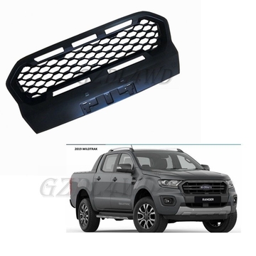 Custom Logo ABS Mk3 Front Grill Mesh For Ford Ranger Wildtrack 2018 2019