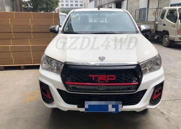 Elegant Toyota Logo Front Grill Mesh For Hilux Revo Rocco 2018 Raptor Conversion Style