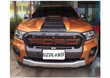 Honey Front Grill Mesh For Ford Ranger XLT 2019 With Ford Letters