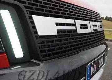 ABS Material Front Grille Vent Grid Trim Set For Ford Ranger T6 XLt PX1 2011-2014