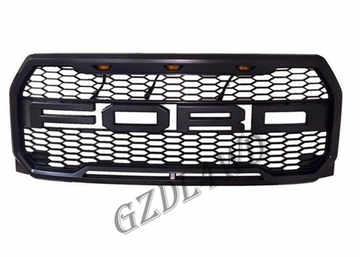 ABS Ford F150 Raptor Style 15-17 Car Front Grille With LED Lights