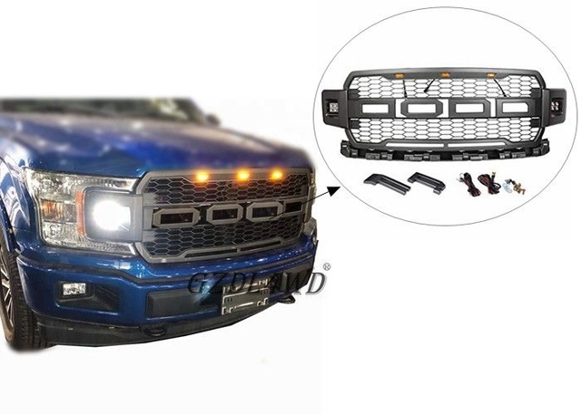 2018  Raptor F150 Front Grill Mesh With Side LED F150 / Car Spare Parts