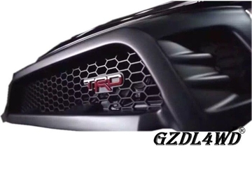 TRD Toyota Hilux Custom Grill Mesh , Custom Truck Grilles With Red TRD Lettering