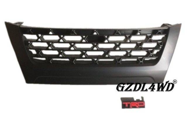 Matte Black Toyota Fortuner Front Grill TRD Style With Tough Automobile Standard ABS