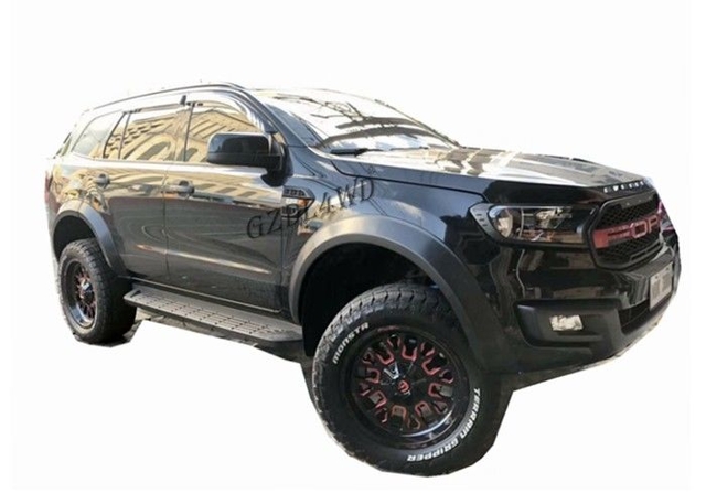 OEM 2016 2019 Ford Everest Slim Wheel Arch Flare Smooth Black