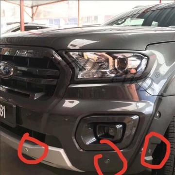 Ford Ranger t8 2019 Wildtrack Fender Flare Abs 3m Tape With Sensors Holes