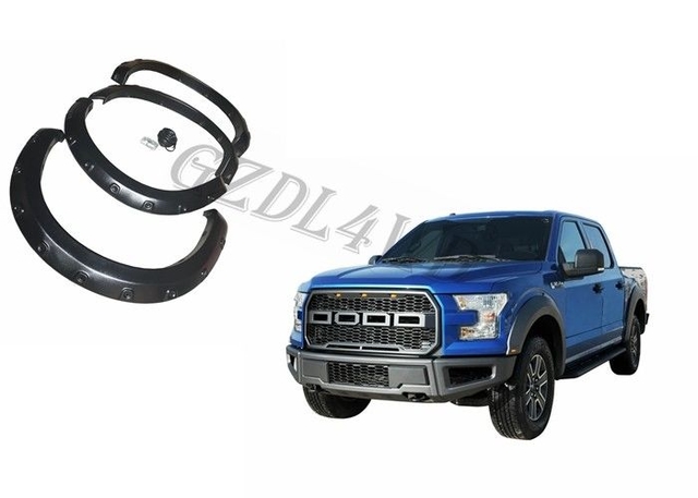 ABS Exterior Kit 4x4 Wheel Fender Flares For Ford 2009-2014 F-150 Pickup Ute Raptor