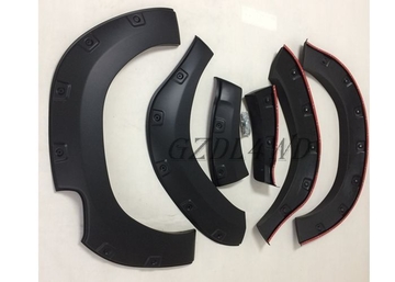Front And Rear TRD Matt Black 4x4 Wheel Arch Flares For Toyota Hilux Revo Rocco