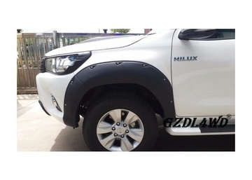 OEM Fender Flares Matte Black 2015 2016 , Hilux Revo Wheel Arch Flares Toyota