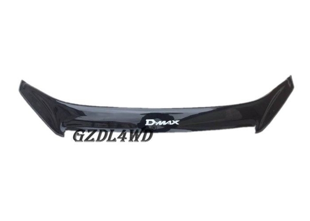 Single Black Car Window Sun Visor , Dmax Bonnet Protector For Isuzu Dmax 2012 Onwards