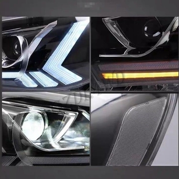 Clear Surface Finish 4x4 Driving Lights Toyota Hilux Rocco 2019 Head Lamps Hilux Accessories